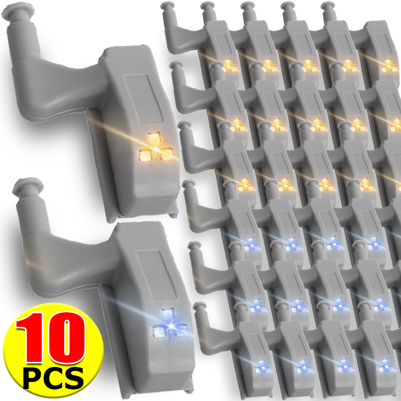 Commercial Kitchen Lights - 1/10 قطع مصابيح LED داخلية للمفصلات،