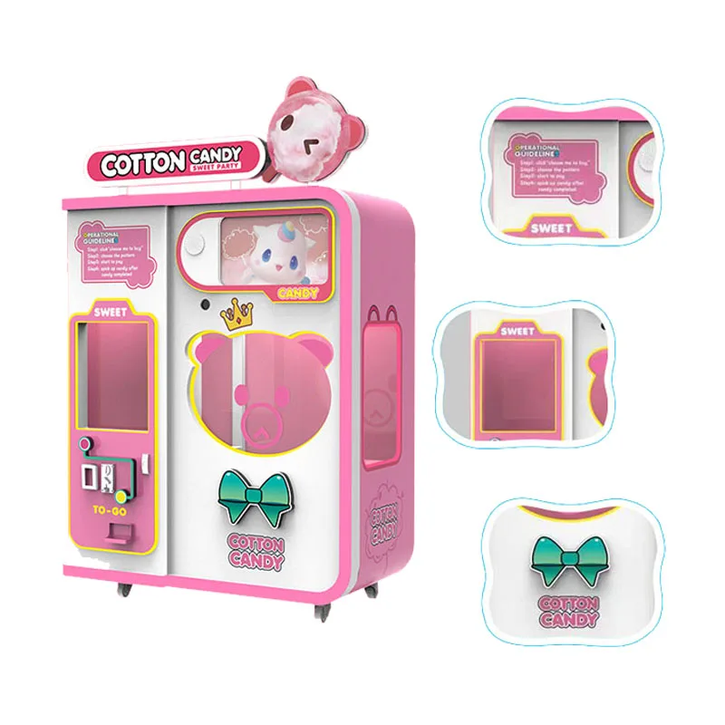 Candy Floss Machine Commercial - آلة بيع خيط الحلوى المباشرة من