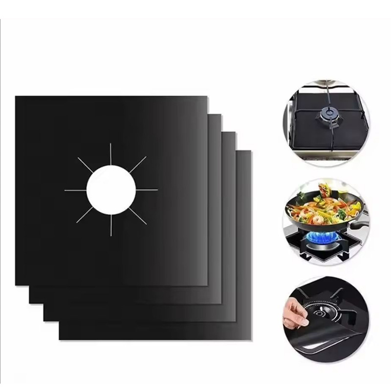 Commercial Kitchen Hood - 2/4/8 قطع واقي موقد الغاز، غطاء