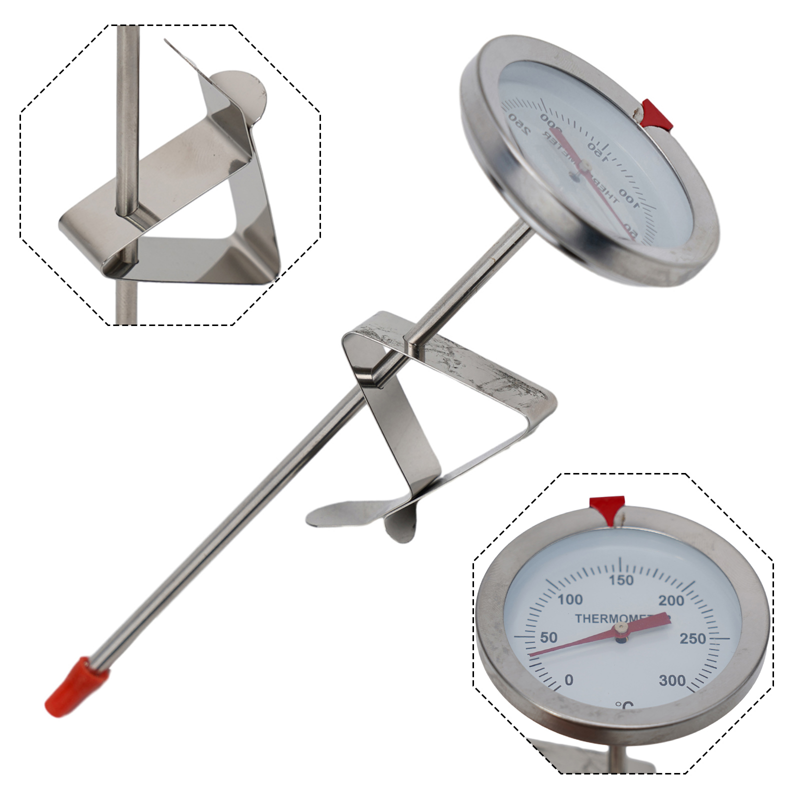 Commercial Kitchen Equipment List - الفولاذ المقاوم للصدأ التحقيق ميزان الحرارة