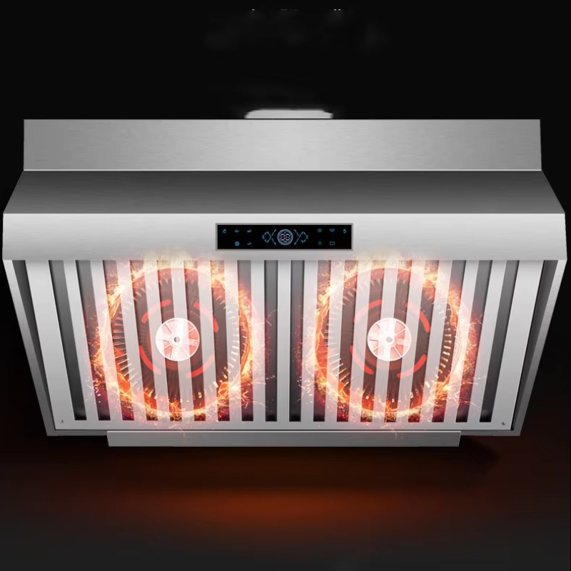 Commercial Kitchen Vent Hood - شفاط مطبخ تجاري من الفولاذ المقاوم
