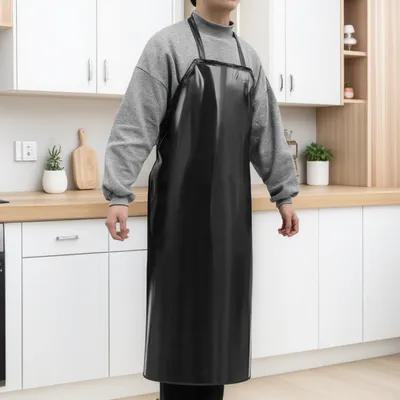 Commercial Kitchen Paint - مريلة سوداء شديدة التحمل من البولي