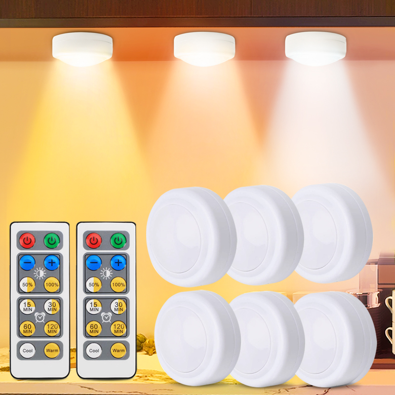 Commercial Kitchen Lights - 3 ألوان تحت الكابين ضوء بطارية