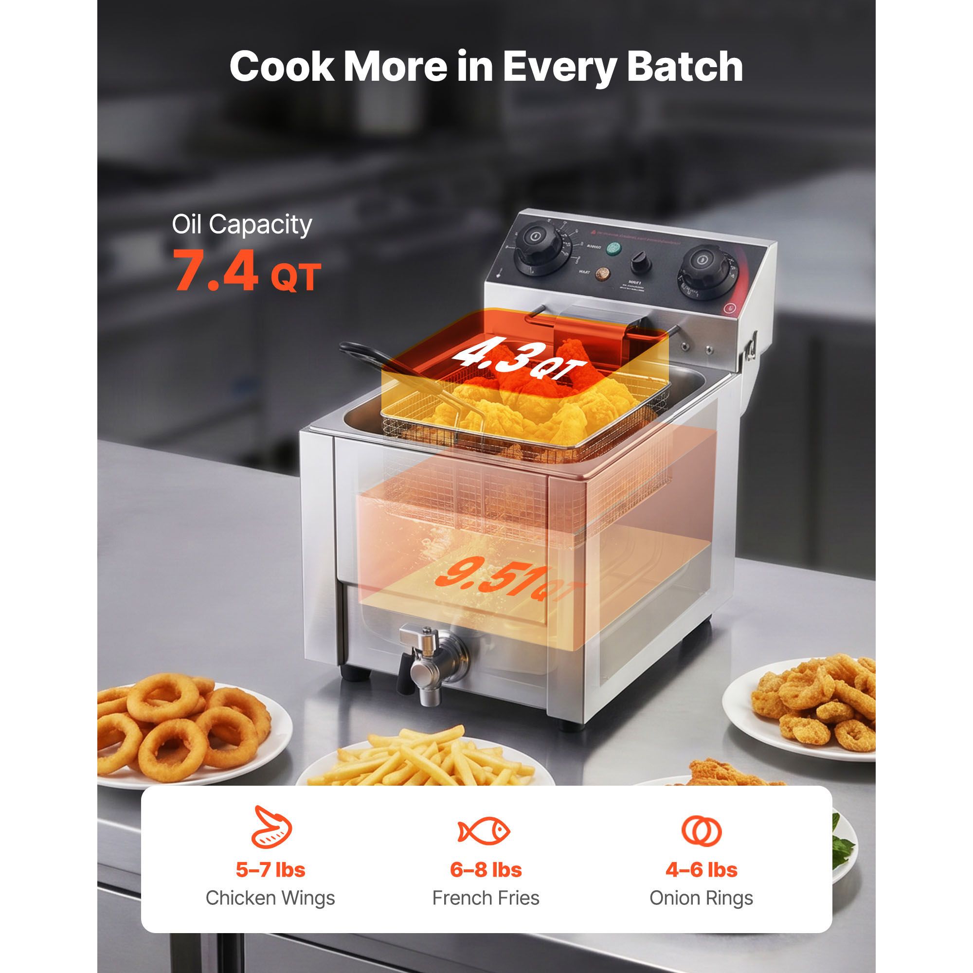 قلاية كهربائية تجارية عميقة، م - مراجعة Deep Fryer Commercial وسعره