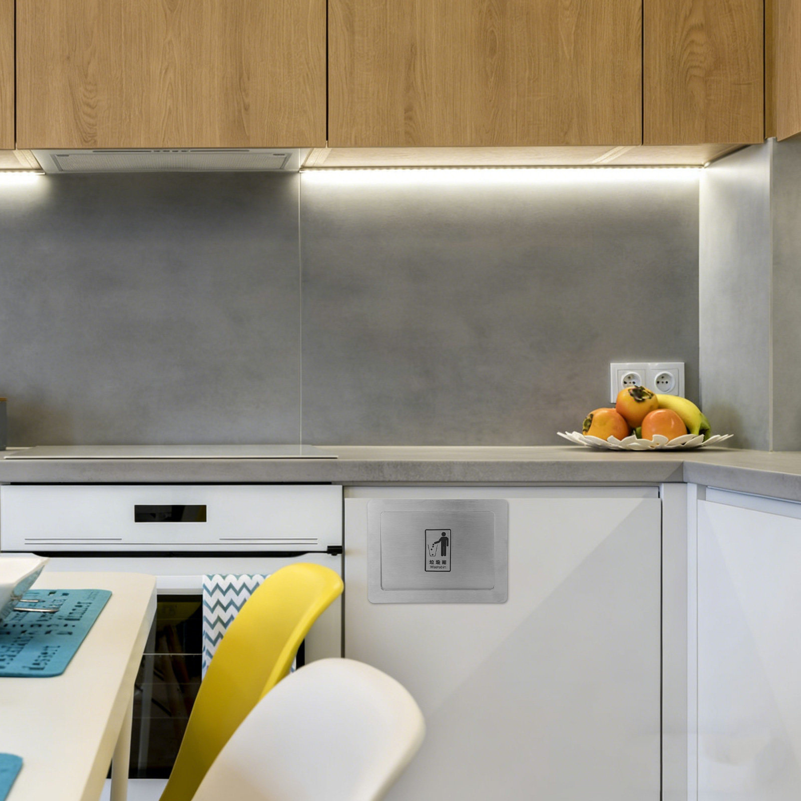 غطاء حاوية نفايات مدمج من الفو - مراجعة Commercial Kitchen Wall Covering وسعره