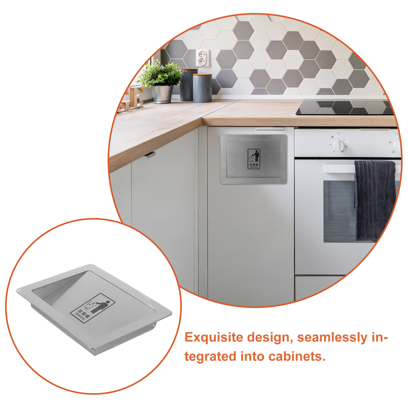 غطاء حاوية نفايات مدمج من الفو - مراجعة Commercial Kitchen Wall Covering وسعره