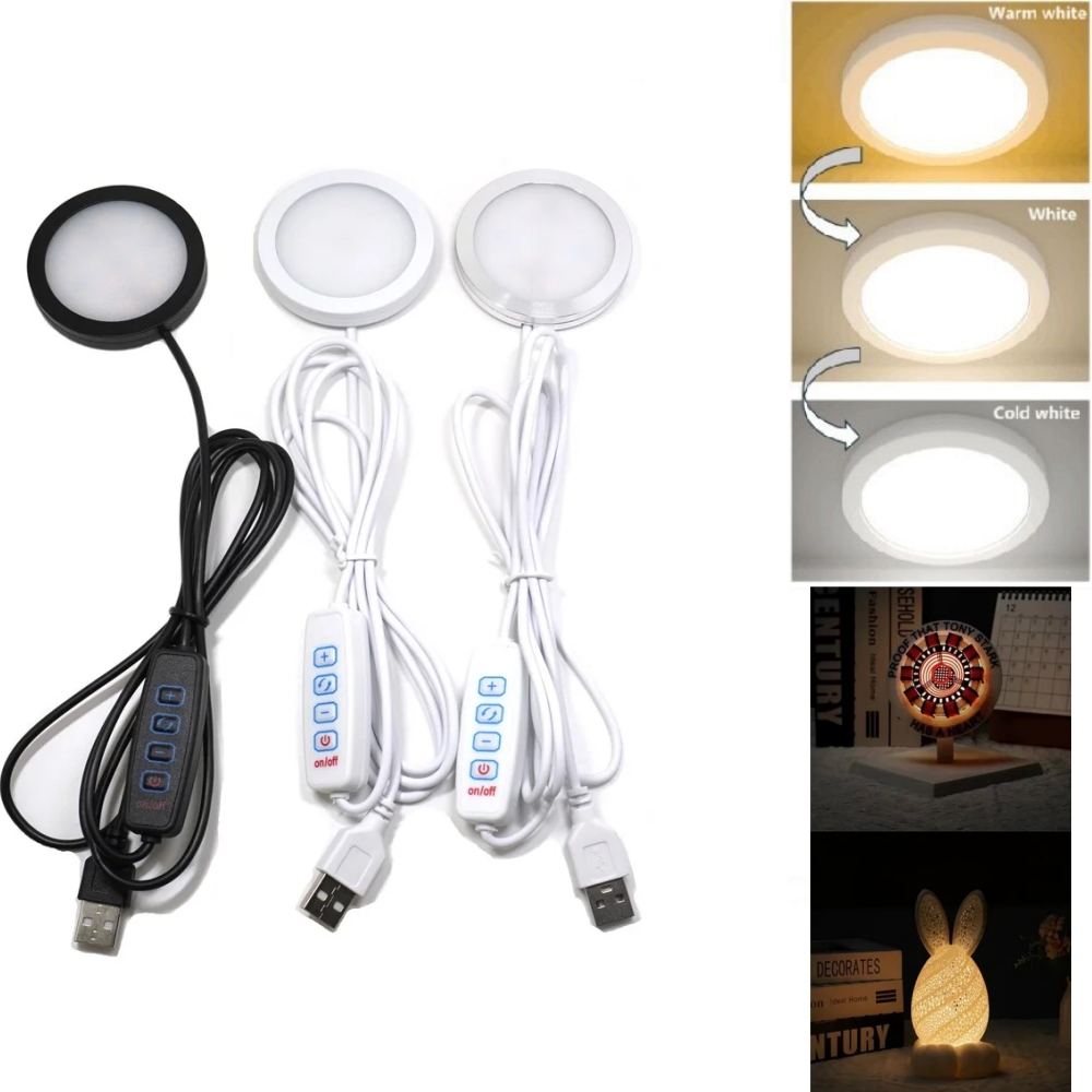 3 ألوان قابل للتعديل USB عفريت - مراجعة Commercial Kitchen Lights وسعره