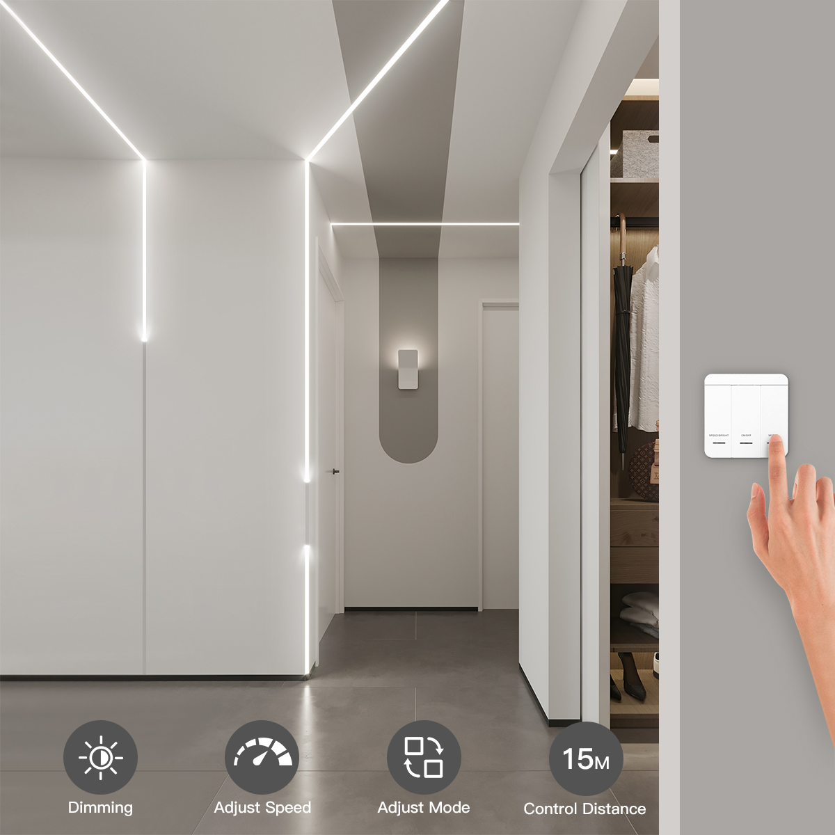 الذكية عنونة 1-4 قطعة LED قطاع - مراجعة Commercial Kitchen Lights وسعره