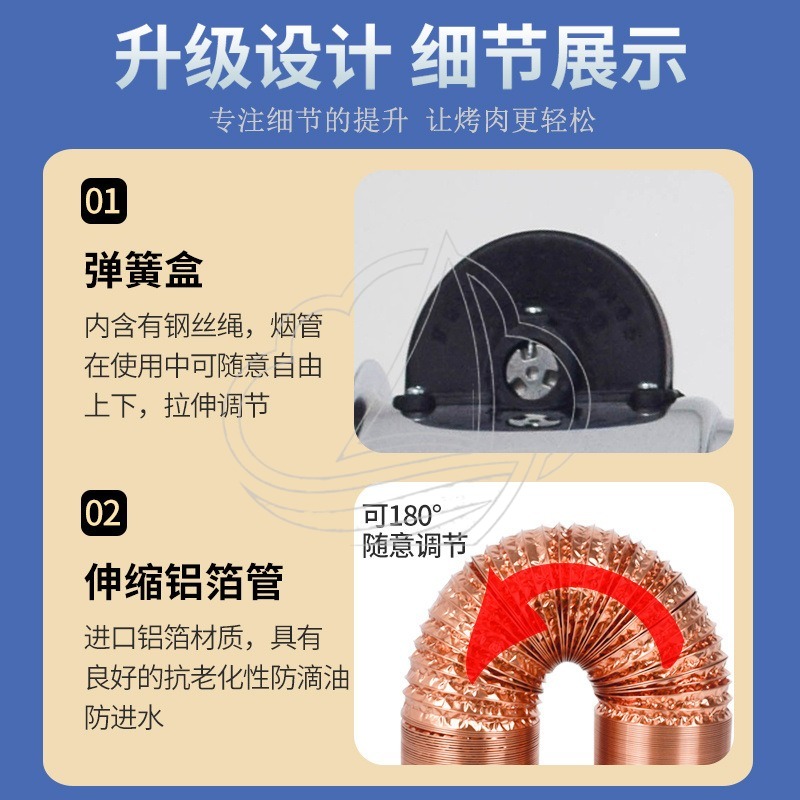 مروحة شفط تلسكوبية قابلة للسحب - مراجعة Commercial Kitchen Vent Hood وسعره