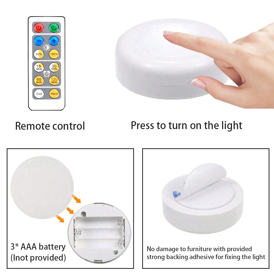 3 ألوان تحت الكابين ضوء بطارية - مراجعة Commercial Kitchen Lights وسعره